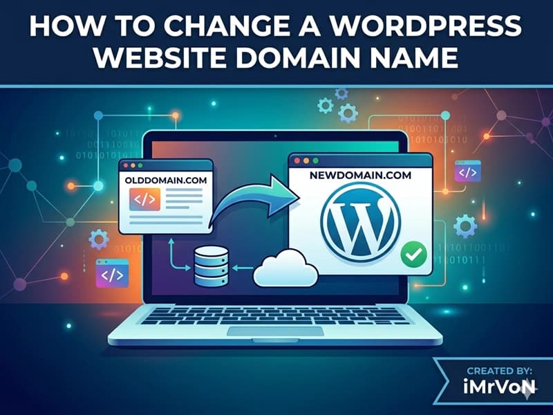 How to Change a WordPress Website Domain Name